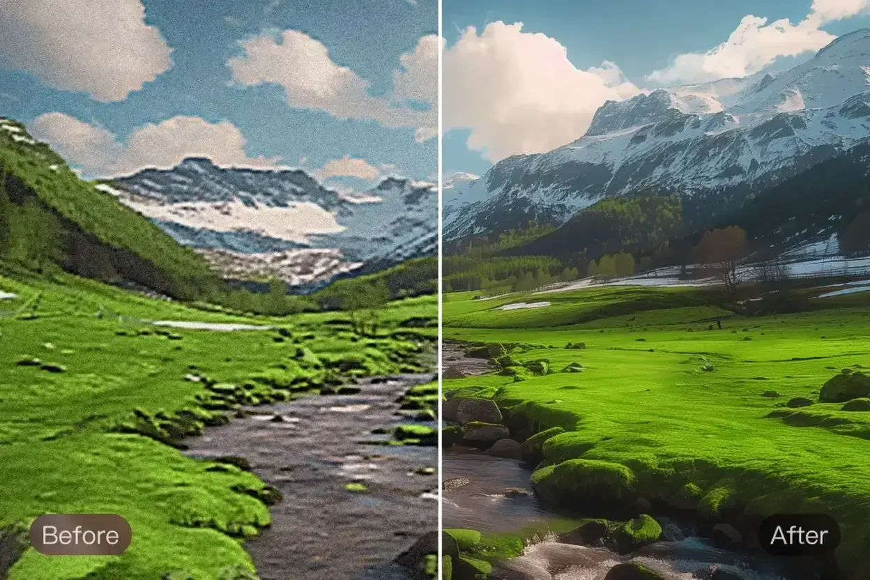 Upscaled Resolution