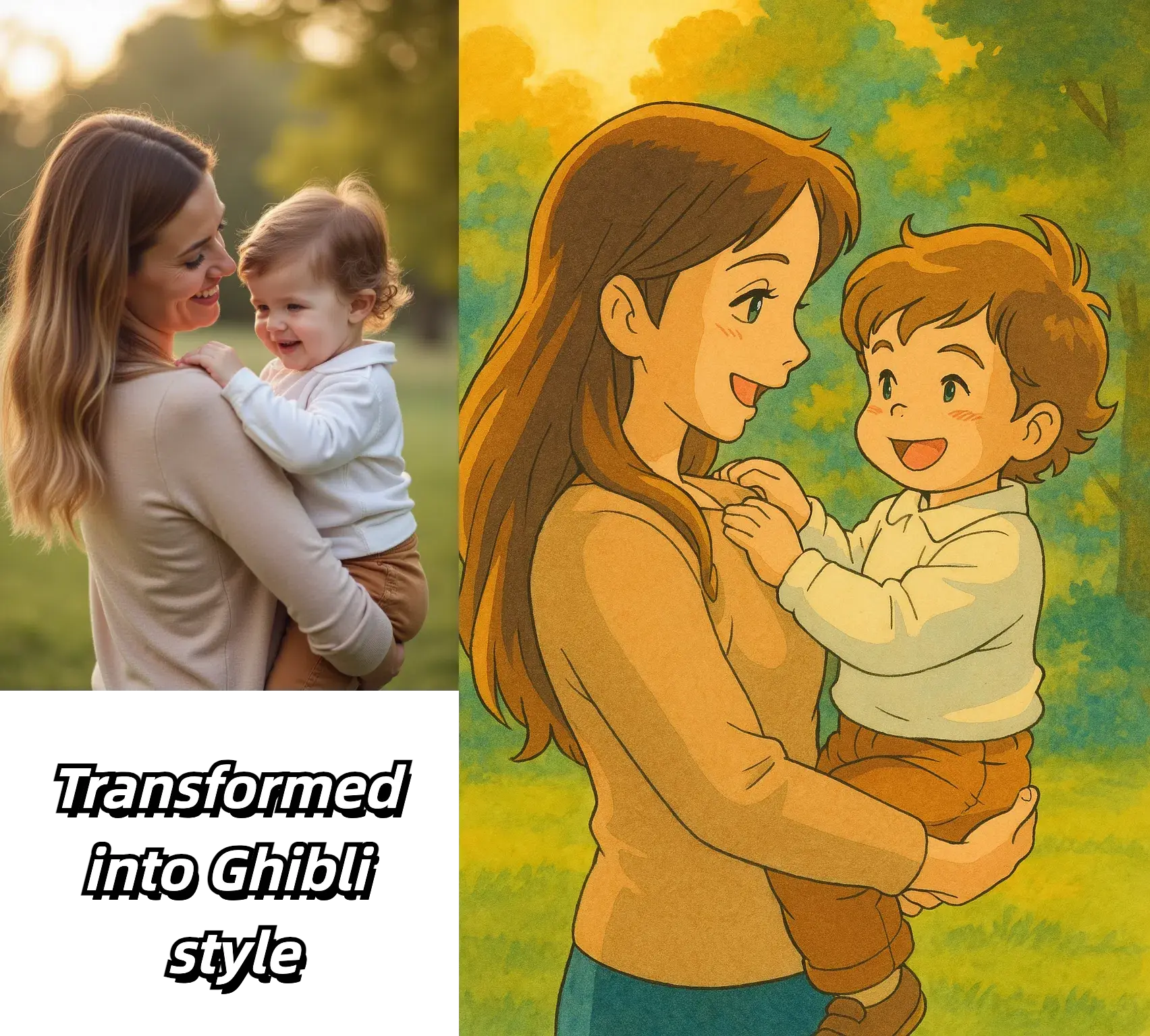 AI Image to Image effect